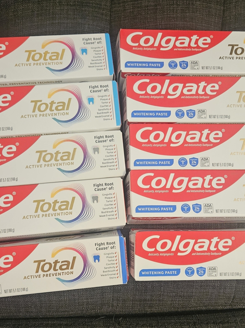 Colgate Toothpaste 5.1oz  (ALL 10) Exp 2028